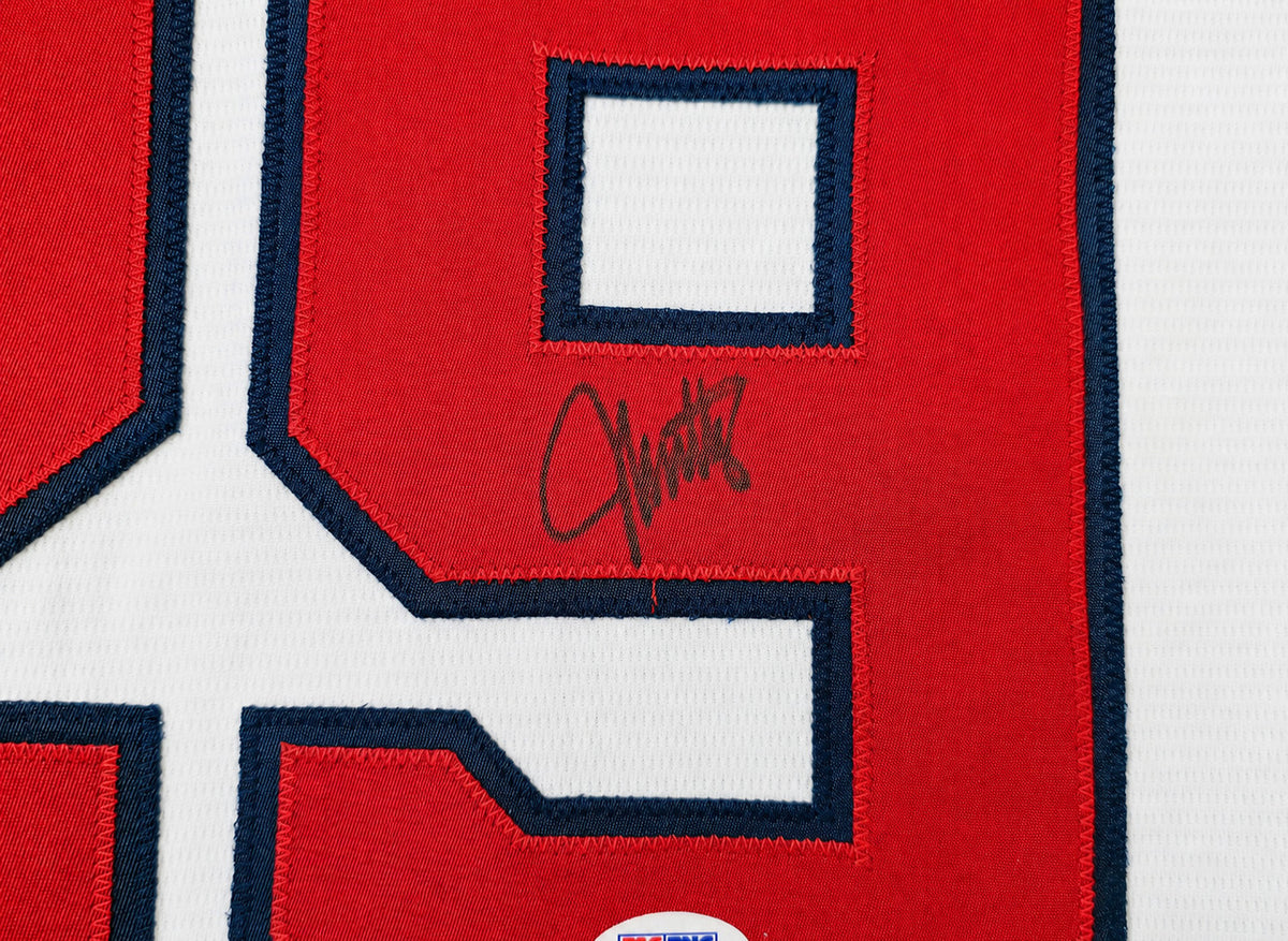 Atlanta Braves John Smoltz Autographed White Nike Jersey Size XL PSA/DNA Stock #266282