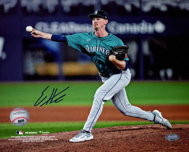 Emerson Hancock Autographed 8x10 Photo Seattle Mariners MCS Holo Stock #266053