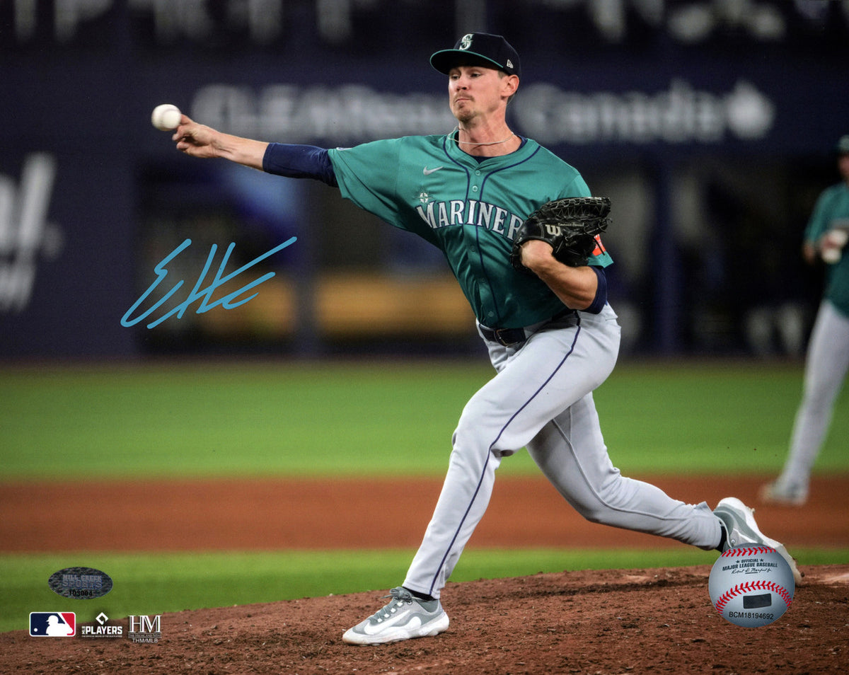Emerson Hancock Autographed 8x10 Photo Seattle Mariners MCS Holo Stock #266054