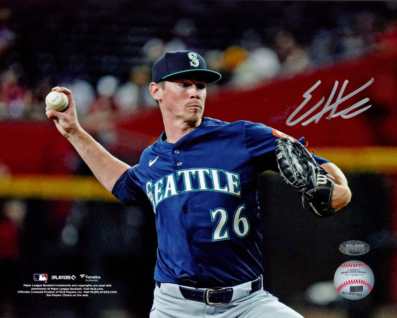 Emerson Hancock Autographed 8x10 Photo Seattle Mariners MCS Holo Stock #266055