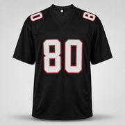 Atlanta Falcons Andre Rison Autographed Black Jersey Beckett BAS Witness Stock #265942