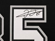 Chicago White Sox Frank Thomas Autographed Black Jersey Beckett BAS QR Stock #265937