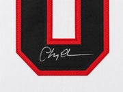 Christmas Vacation Chevy Chase Autographed White Jersey Clark Griswold Beckett BAS QR Stock #266072