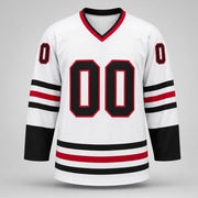 Christmas Vacation Chevy Chase Autographed White Jersey Clark Griswold Beckett BAS QR Stock #266072