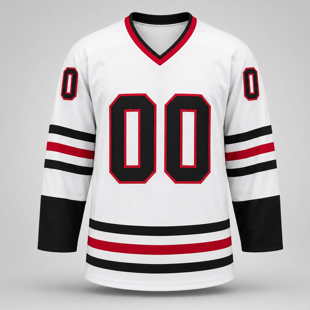 Christmas Vacation Chevy Chase Autographed White Jersey Clark Griswold Beckett BAS QR Stock #266072
