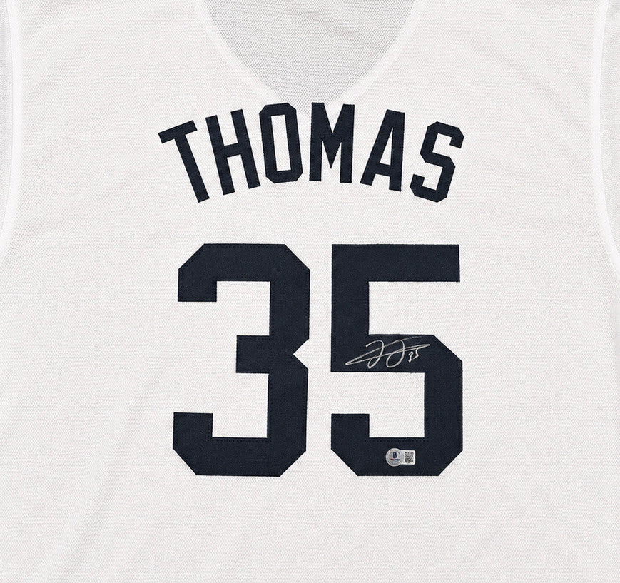 Chicago White Sox Frank Thomas Autographed White Jersey Beckett BAS QR Stock #265934