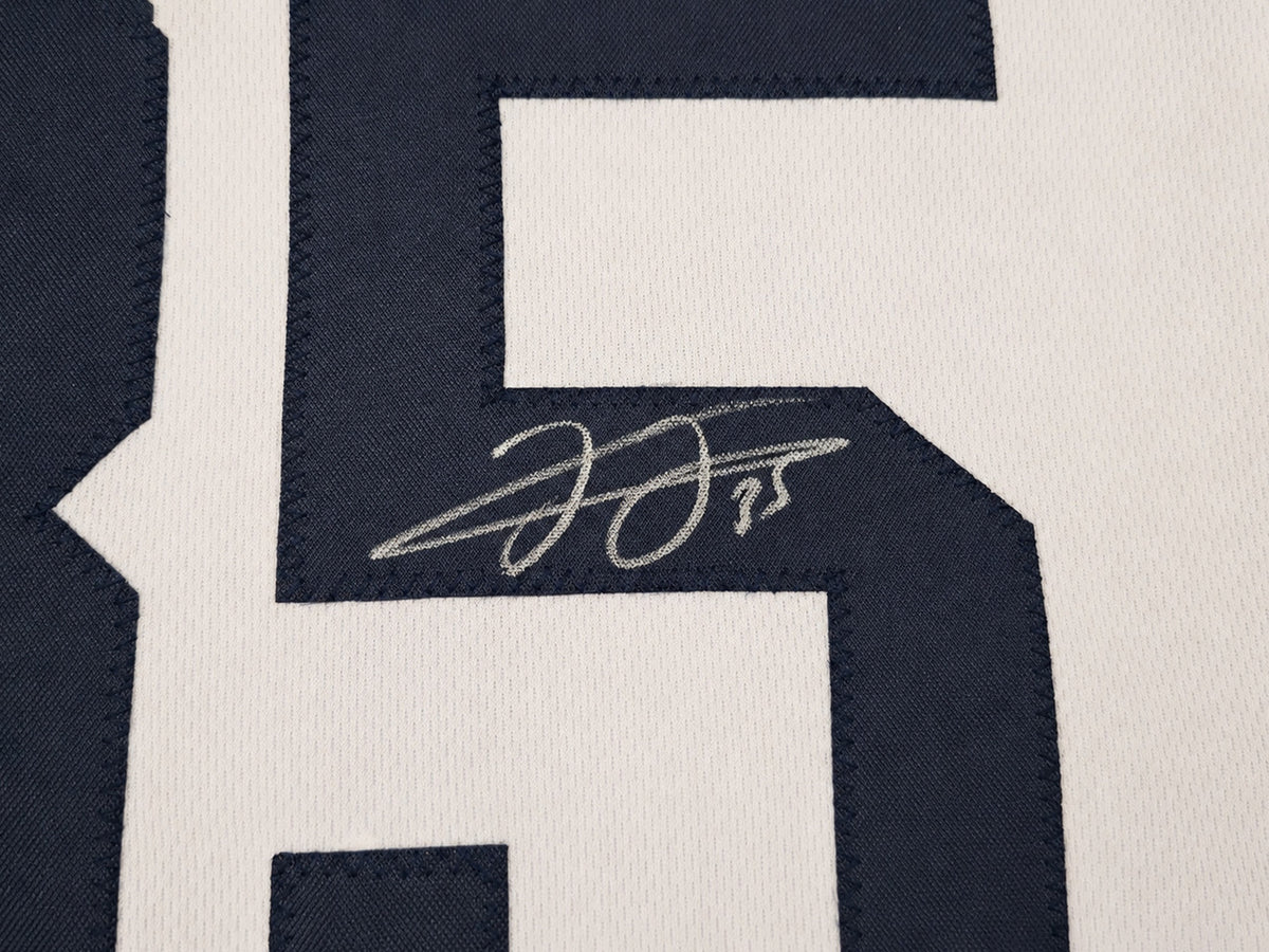 Chicago White Sox Frank Thomas Autographed White Jersey Beckett BAS QR Stock #265934
