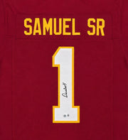 Washington Commanders Deebo Samuel Autographed Maroon Jersey Beckett BAS QR Stock #265951