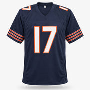 Chicago Bears Tyson Bagent Autographed Blue Jersey Beckett BAS QR Stock #265950