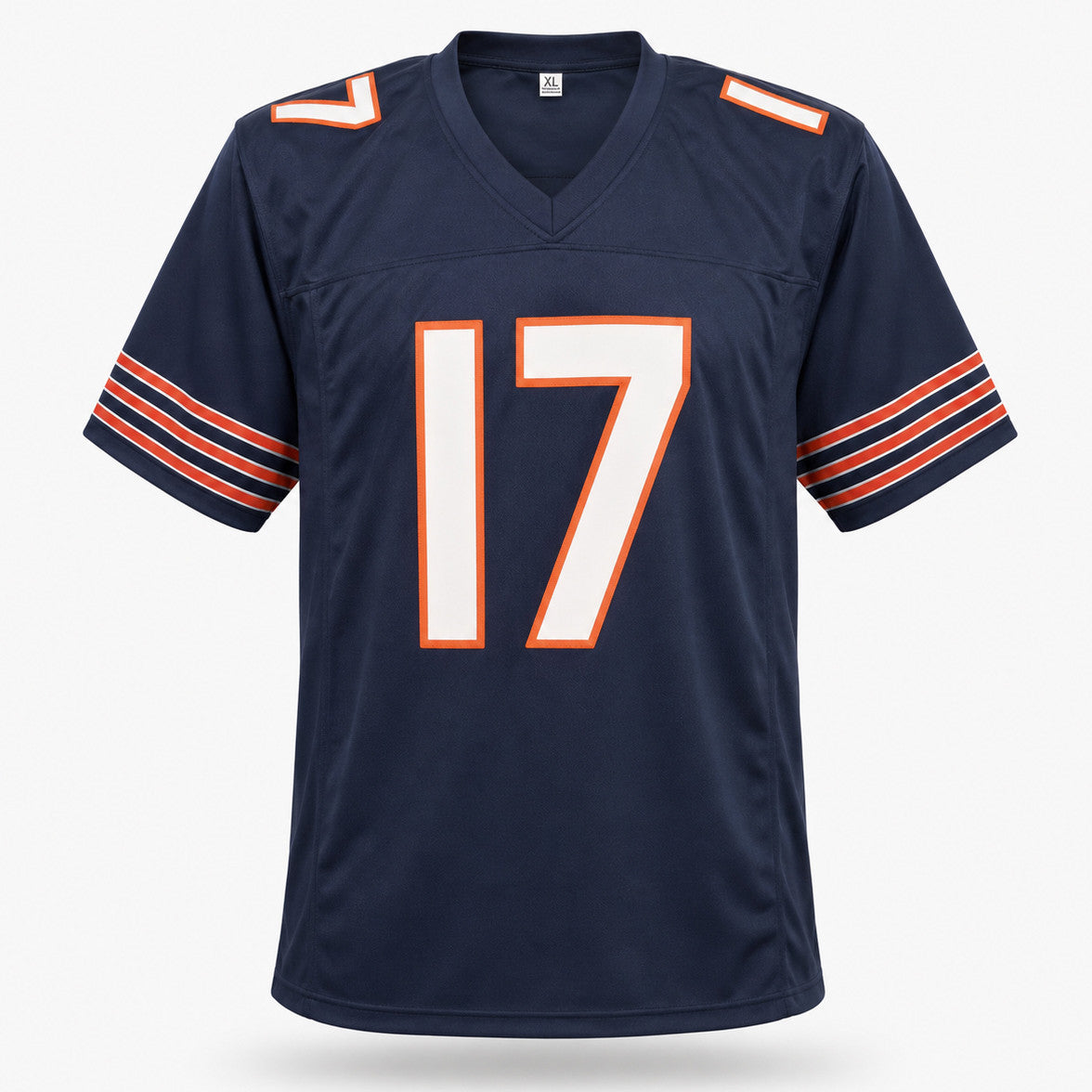 Chicago Bears Tyson Bagent Autographed Blue Jersey Beckett BAS QR Stock #265950