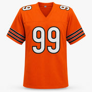 Chicago Bears Dan Hampton Autographed Orange Jersey "HOF 2002" Beckett BAS Witness Stock #265940