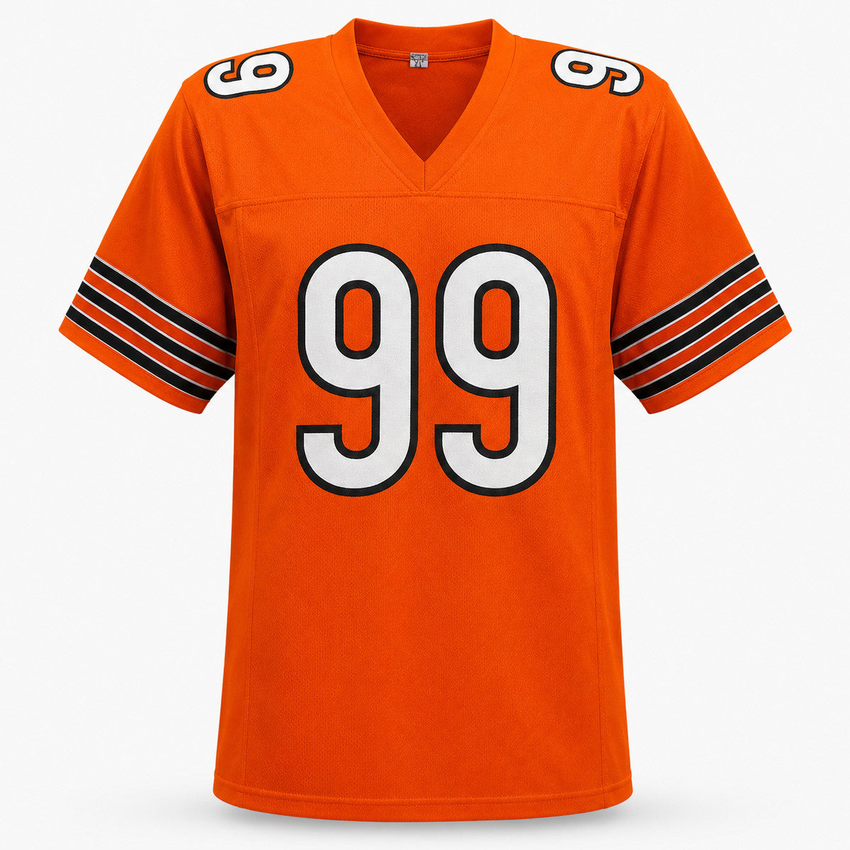 Chicago Bears Dan Hampton Autographed Orange Jersey "HOF 2002" Beckett BAS Witness Stock #265940