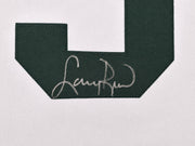 Boston Celtics Larry Bird Autographed White Jersey Beckett BAS QR Stock #265943