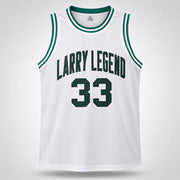 Boston Celtics Larry Bird Autographed White Jersey Beckett BAS QR Stock #265943