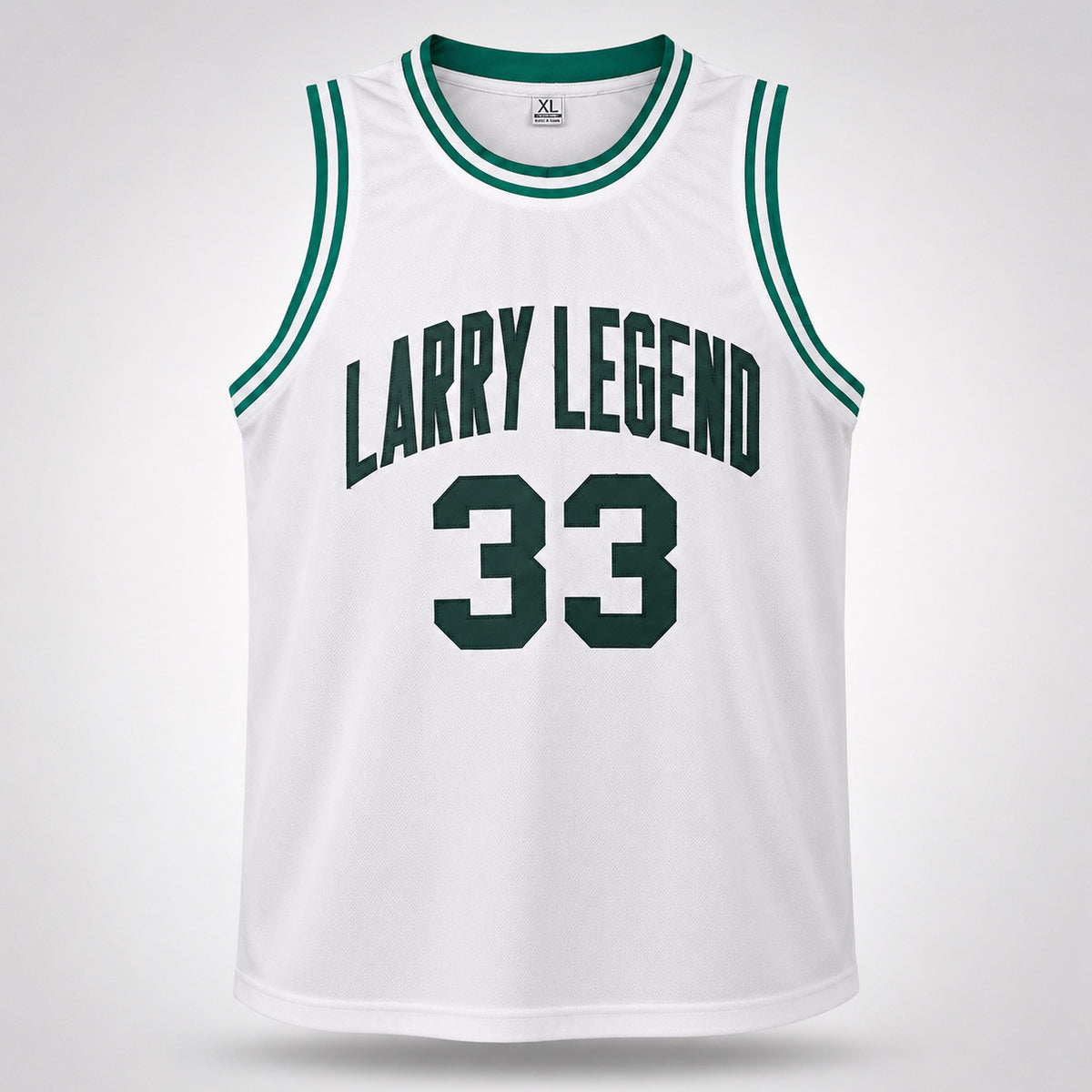 Boston Celtics Larry Bird Autographed White Jersey Beckett BAS QR Stock #265943