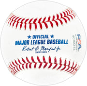 Nolan Ryan Autographed Official Hall of Fame HOF Logo Baseball Texas Rangers PSA/DNA ITP Stock #251008