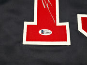 Atlanta Braves Ronald Acuna Jr. Autographed Blue Jersey Beckett BAS Stock #250574