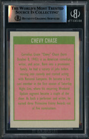 Chevy Chase Autographed 1980 Topps Reprint Custom Trading Card Los Angeles Lakers Beckett BAS Stock #250492