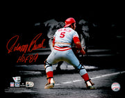 Johnny Bench Autographed 11x14 Photo Cincinnati Reds "HOF 89" Fanatics & MLB Holo Stock #251006