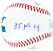 Dwight "Doc" Gooden Autographed Official MLB Statball Baseball New York Mets "86 WS Champs, 84 NL ROY, 85 NL CY, Dr K" Beckett BAS Witness Stock #252386