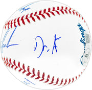 Dwight "Doc" Gooden Autographed Official MLB Statball Baseball New York Mets "86 WS Champs, 84 NL ROY, 85 NL CY, Dr K" Beckett BAS Witness Stock #252386