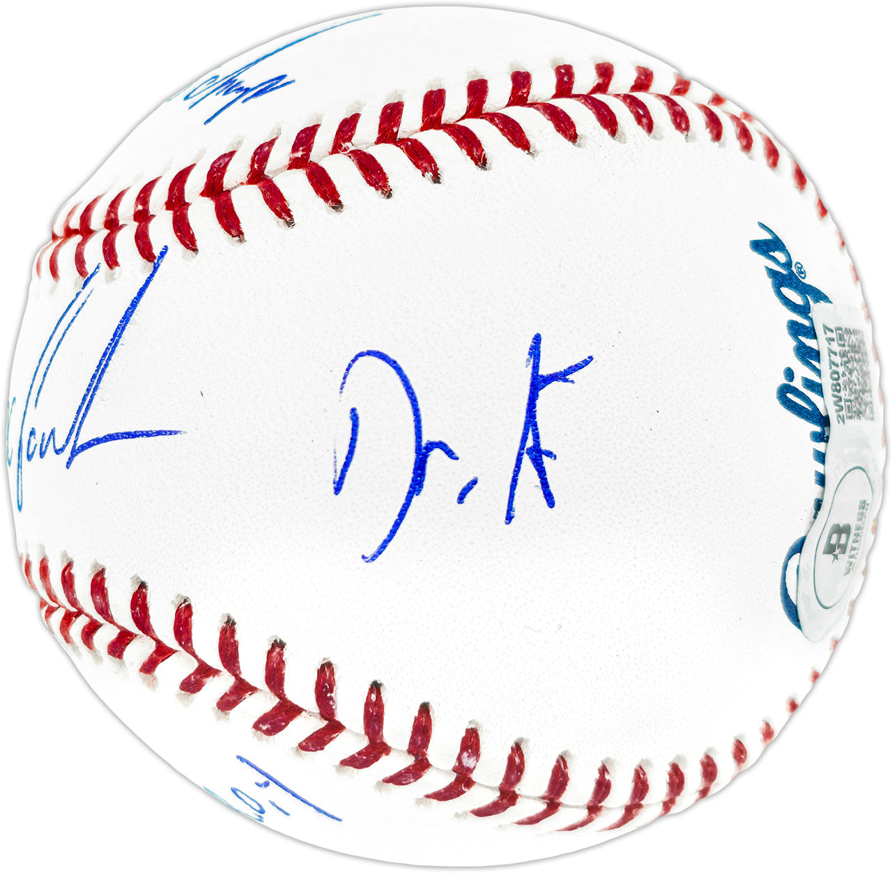 Dwight "Doc" Gooden Autographed Official MLB Statball Baseball New York Mets "86 WS Champs, 84 NL ROY, 85 NL CY, Dr K" Beckett BAS Witness Stock #252386