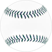 Edgar Martinez Autographed Official 2001 All Star Game Logo MLB Game Baseball Seattle Mariners Beckett BAS Witness Stock #252404