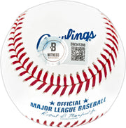 Ken Griffey Jr. Autographed Official MLB Baseball Seattle Mariners Beckett BAS Witness Stock #252425