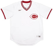 Cincinnati Reds Ken Griffey Sr. Autographed White Nike Cooperstown Collection Jersey Size Large Beckett BAS Witness Stock #252412