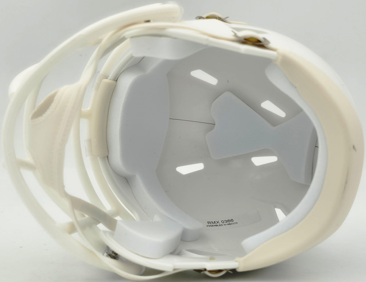 Earl Campbell Autographed Texas Longhorns White Speed Mini Helmet "HT 77" Beckett BAS Witness Stock #267465