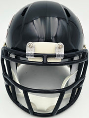 Jay Cutler Autographed Chicago Bears Blue Speed Mini Helmet Beckett BAS Witness Stock #267555