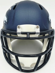 Jay Cutler Autographed Denver Broncos Blue Speed Mini Helmet Beckett BAS Witness Stock #267556