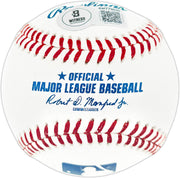 Sammy Sosa Autographed Official MLB Baseball Chicago Cubs "609 HR & 98 NL MVP" Beckett BAS Witness Stock #267421