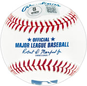 Sammy Sosa Autographed Official MLB Baseball Chicago Cubs "Slammin Sammy" Beckett BAS Witness Stock #267424