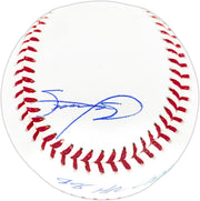 Mark McGwire & Sammy Sosa Autographed Official MLB Baseball "98 HR Chase" Beckett BAS Witness Stock #267427