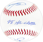 Mark McGwire & Sammy Sosa Autographed Official MLB Baseball "98 HR Chase" Beckett BAS Witness Stock #267427