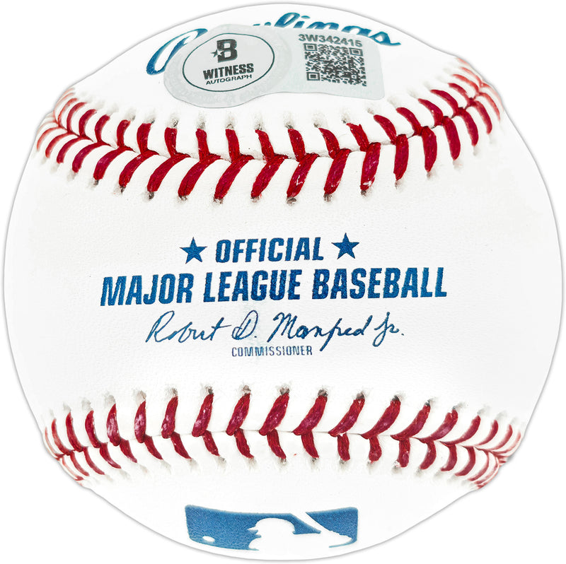 Albert Pujols Autographed Official MLB Baseball St. Louis Cardinals "01 ROY" Beckett BAS Witness Stock #252448