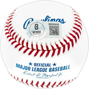 Albert Pujols Autographed Official MLB Baseball St. Louis Cardinals "01 ROY" Beckett BAS Witness Stock #252448