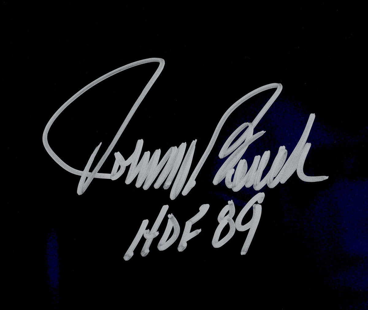 Johnny Bench Autographed 16x20 Photo Cincinnati Reds "HOF 89" Fanatics & MLB Holo Stock #252385