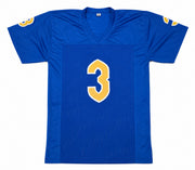 Pittsburgh Panthers Jordan Addison Autographed Blue Jersey JSA Witness Stock #267435