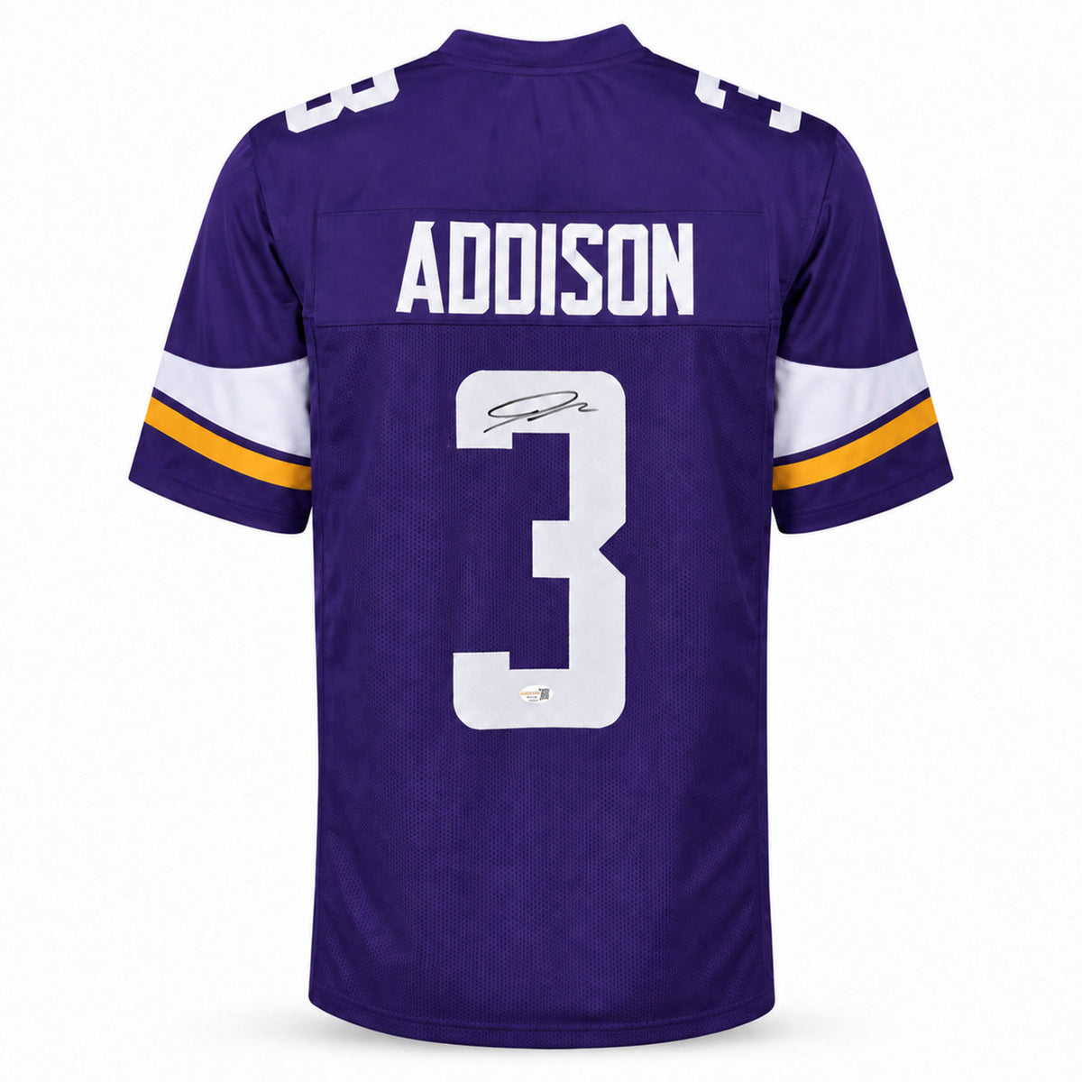 Minnesota Vikings Jordan Addison Autographed Purple Jersey JSA Witness Stock #267429