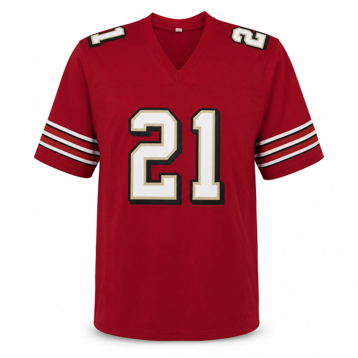 San Francisco 49ers Frank Gore Autographed Red Jersey Beckett BAS Witness Stock #267390