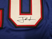 Buffalo Bills Frank Gore Autographed Blue Jersey Beckett BAS Witness Stock #267408