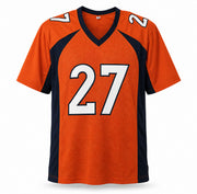 Denver Broncos Steve Atwater Autographed Orange Jersey Beckett BAS Witness Stock #267467