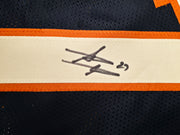 Denver Broncos Steve Atwater Autographed Blue Jersey Beckett BAS Witness Stock #267466