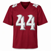 University of New Mexico Brian Urlacher Autographed Red Jersey "CHOF 17" Beckett BAS Witness Stock #267413