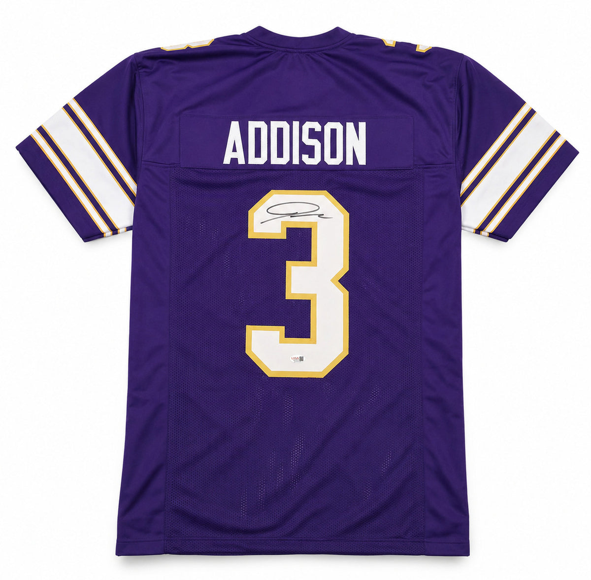 Minnesota Vikings Jordan Addison Autographed Purple Jersey JSA Witness Stock #267431