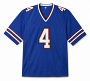 Buffalo Bills James Cook Autographed Blue Jersey Beckett BAS Witness Stock #267404
