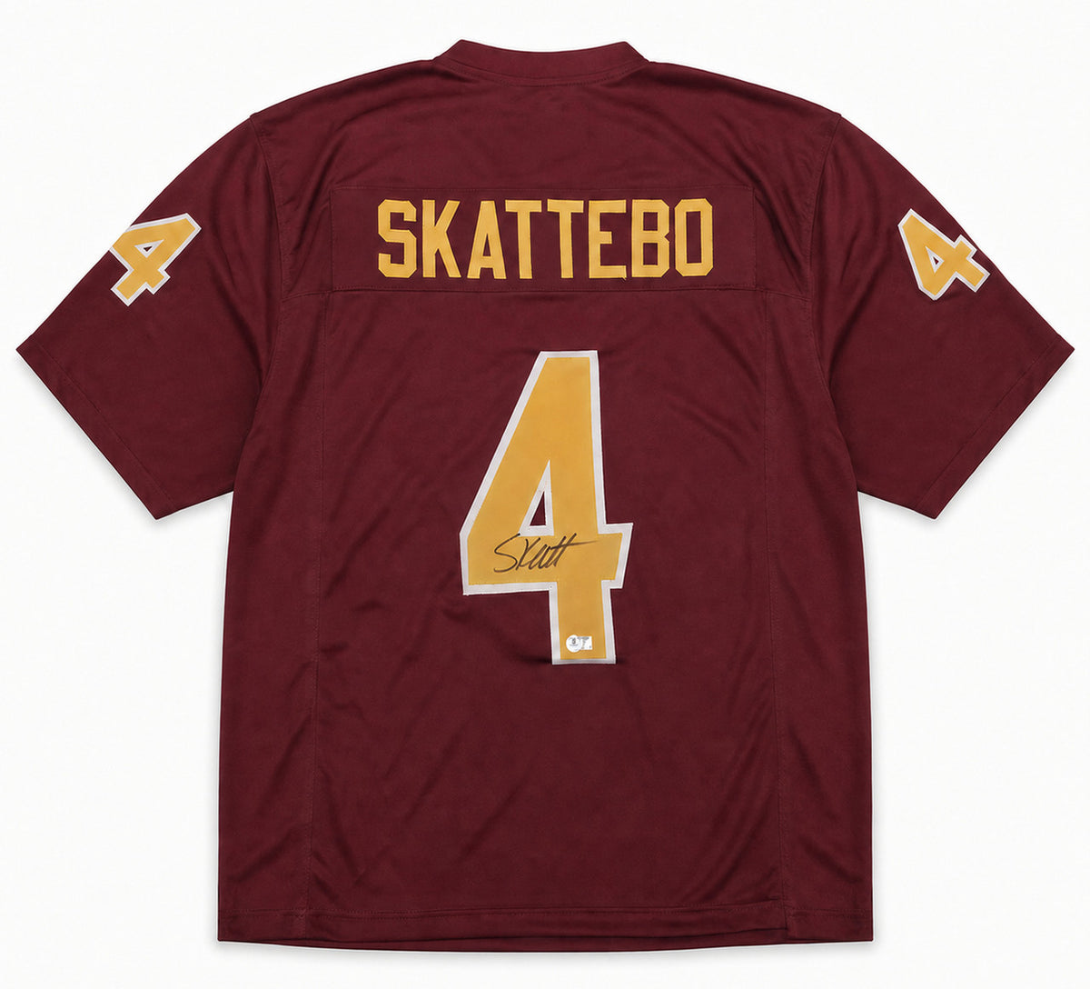 Arizona State Sun Devils Cam Skattebo Autographed Red Jersey Beckett BAS QR Stock #267400