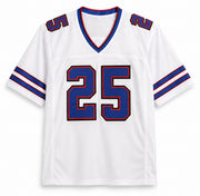 Buffalo Bills LeSean McCoy Autographed White Jersey Beckett BAS Witness Stock #267439